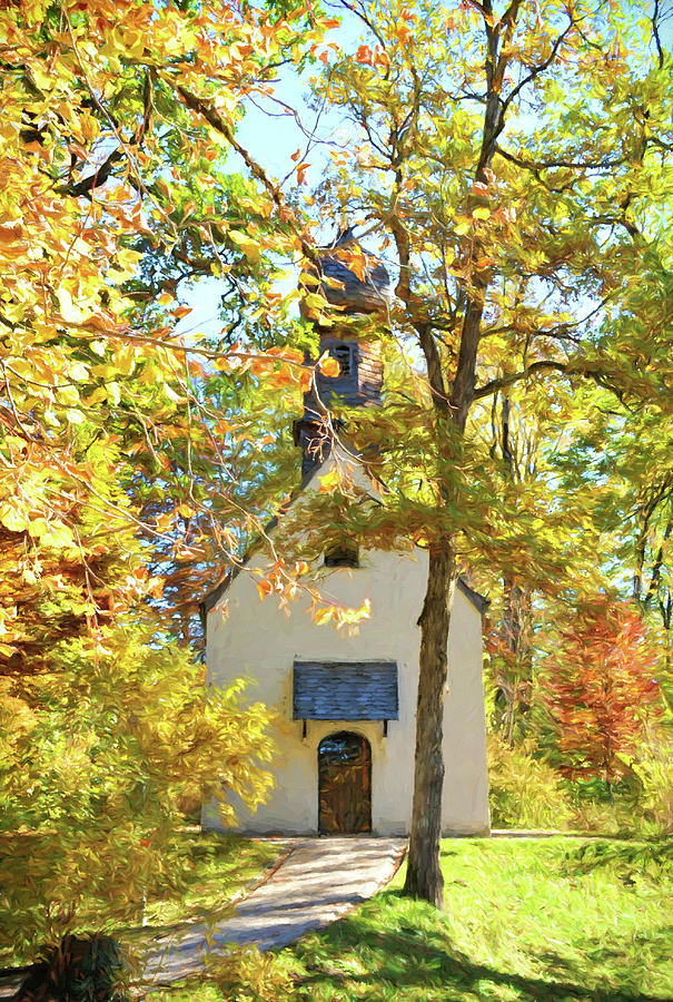 Fall Photograph - Chiemsee Chapel by Curt Rush