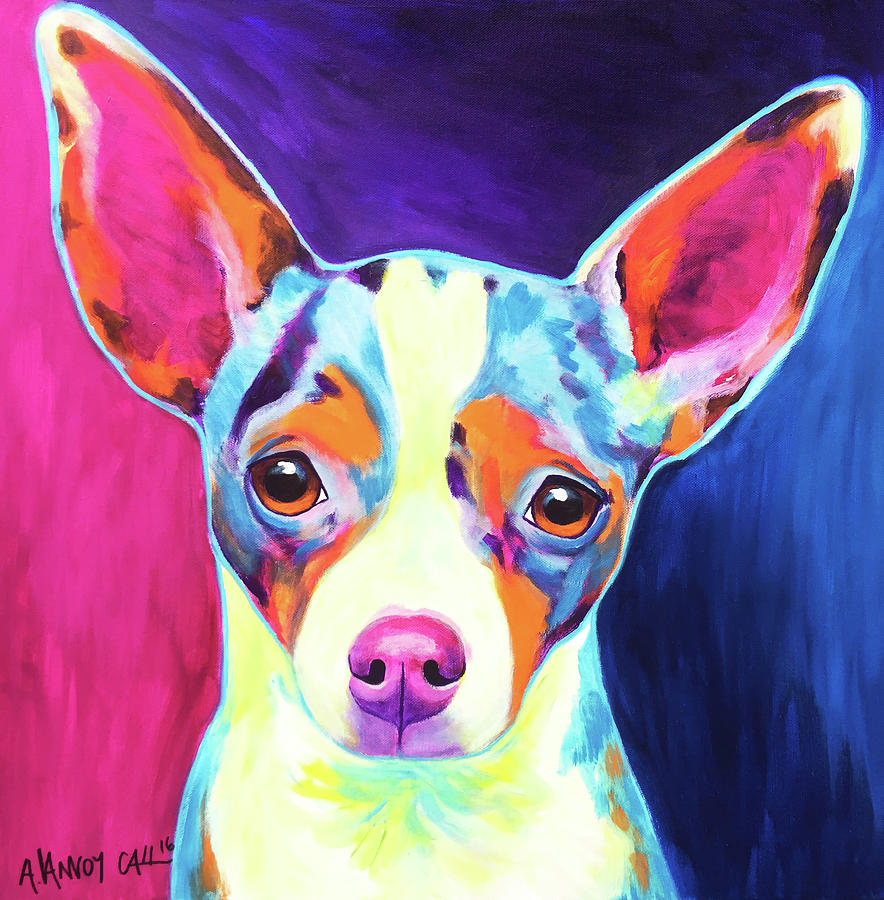 Chihuahua Painting - Chihuahua - Brady by Dawg Painter