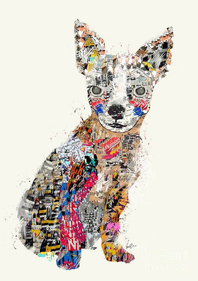 Chihuahua Dog Painting - Chihuahua Dog by Bri Buckley