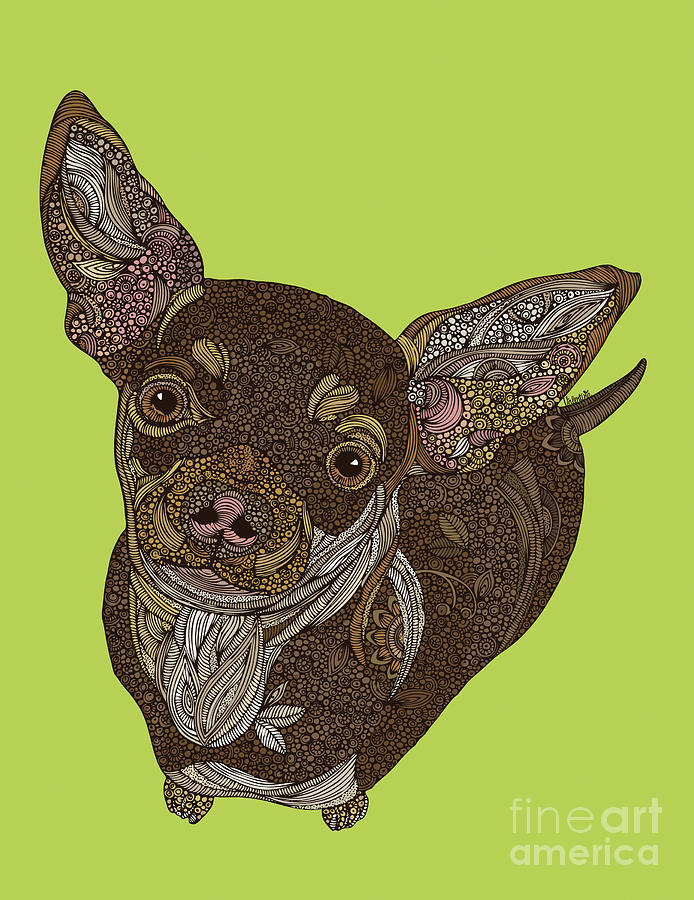Chihuahua Digital Art by MGL Meiklejohn Graphics Licensing