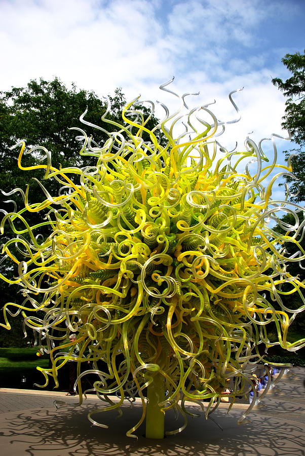 Glass Artistry 1 - Bronx Botanical Gardens Photograph by Jacqueline M Lewis