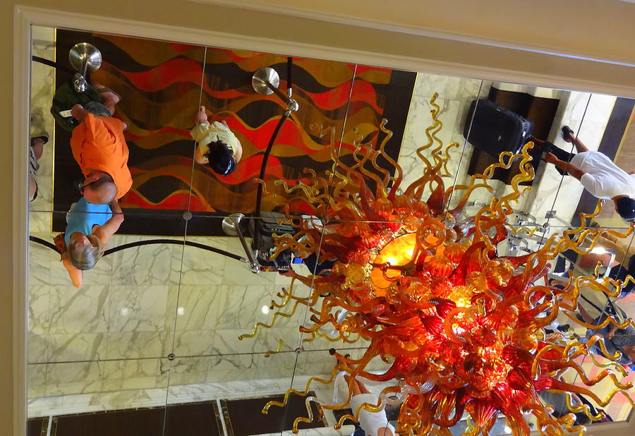 Chihuly Chandelier Photograph by Donna Spadola