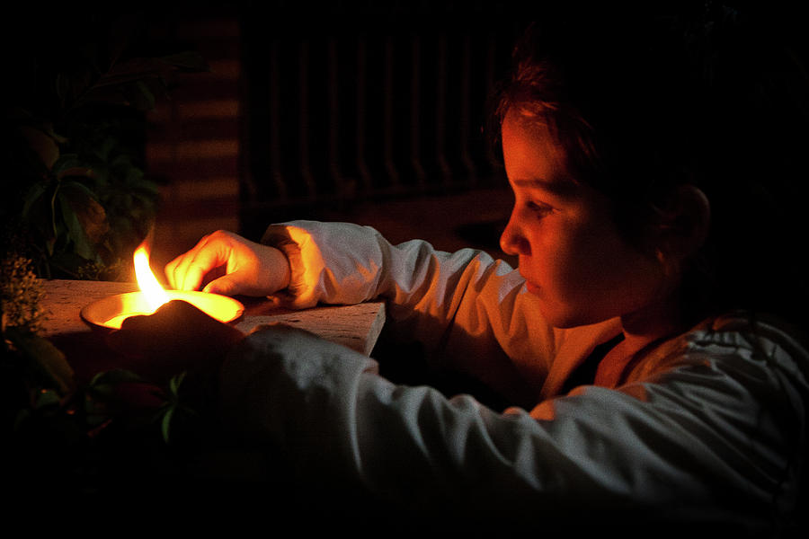 Child in the night Photograph by Bruno Spagnolo - Fine Art America