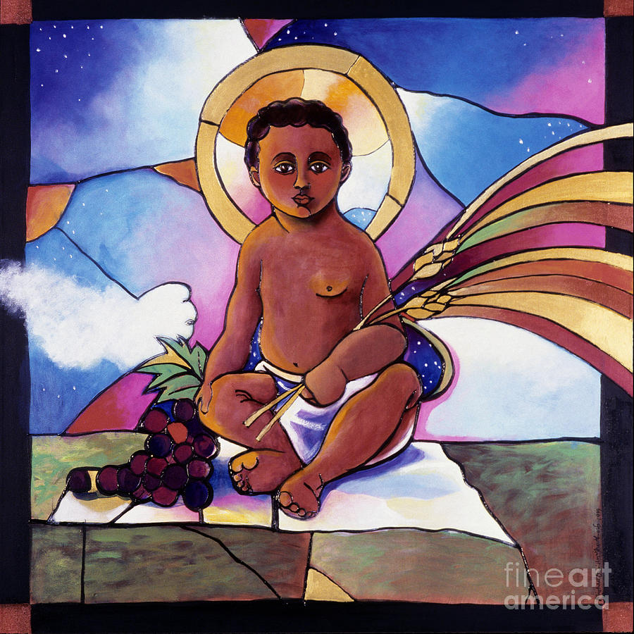Child Jesus - MMCHJ Painting by Br Mickey McGrath OSFS