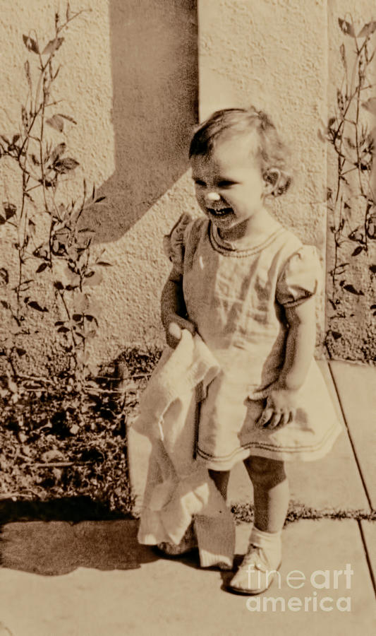 1940s Photograph - Child of 1940s by Linda Phelps