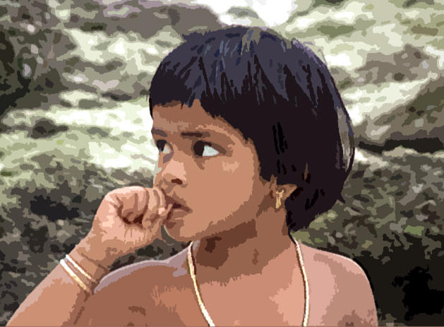 Child of Lakshadweep Photograph by Padamvir Singh