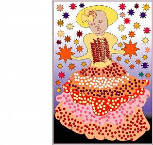 Child Digital Art - Child Star by Shirley Sacks Child Digital Art - Child Star by Shirley Sacks