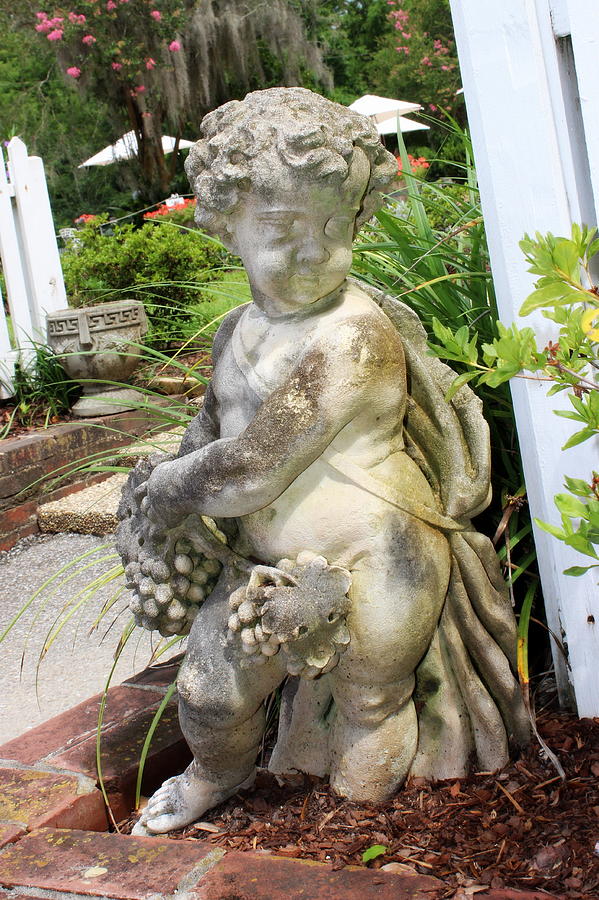 Child Statue - The Myrtles Plantation Photograph by Beth Vincent