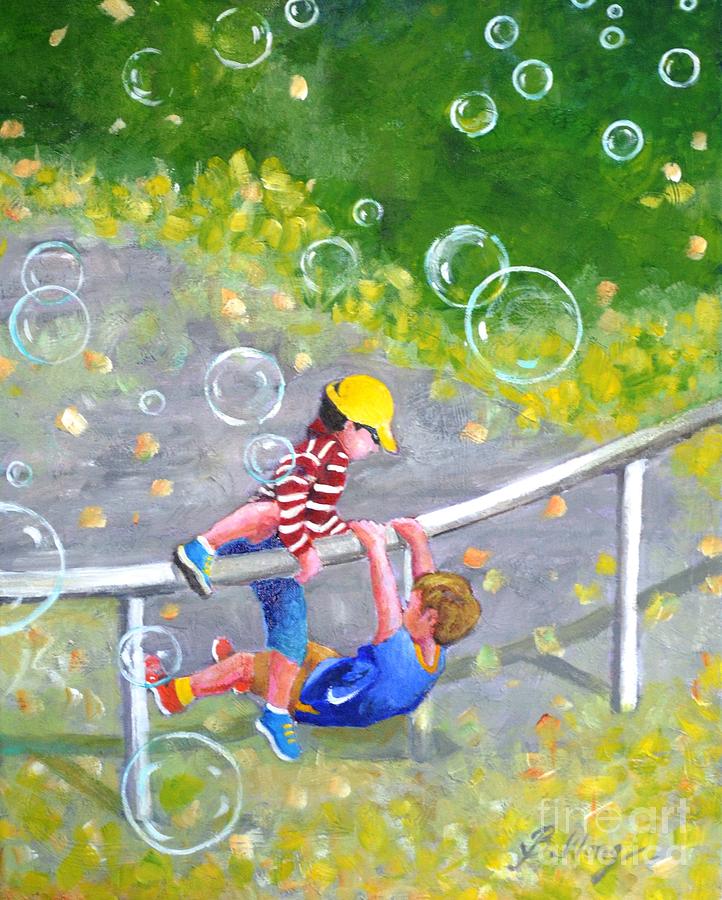Childhood #1 Painting by Betty M M Wong