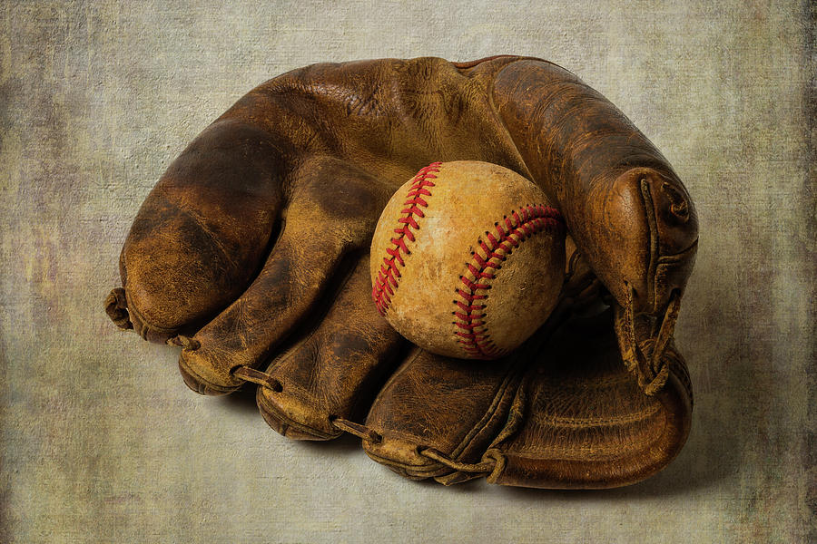 Childhood Ball And Mitt Photograph by Garry Gay