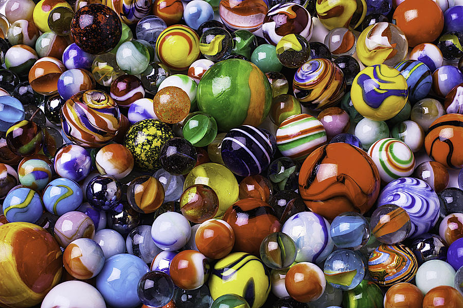 Childhood Marbles Photograph by Garry Gay
