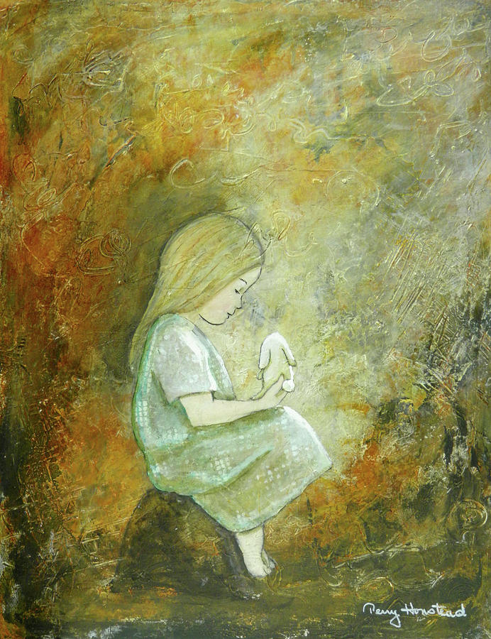 Childhood Wishes Painting by Terry Honstead