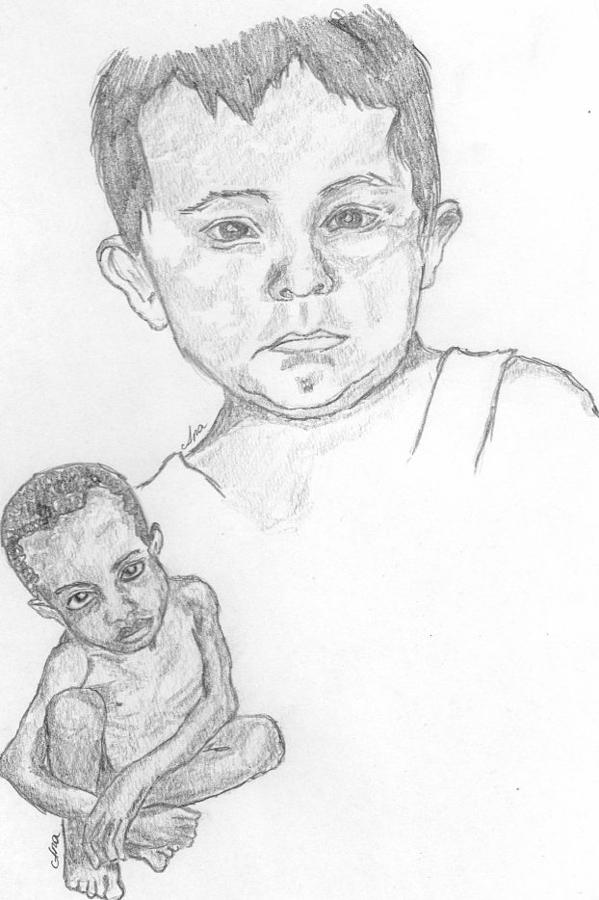 Children Drawing by Anna Maria