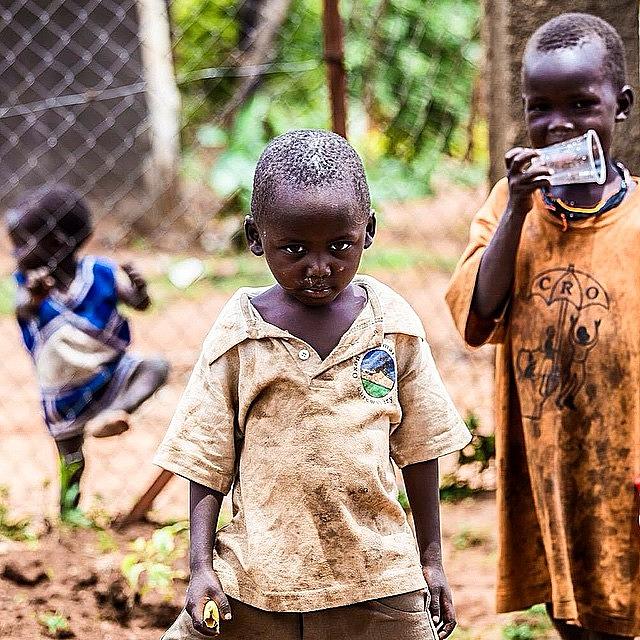 Mik Photograph - #children In Rural #uganda. #kids by Zsolt Repasy