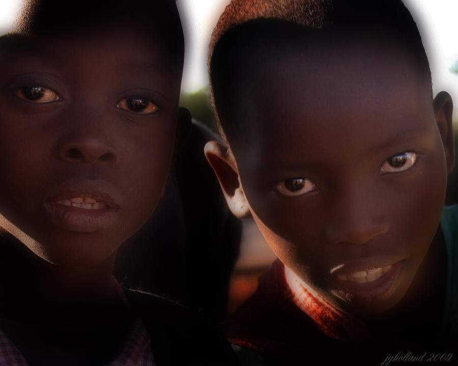 Children of Kenya Photograph by Joseph G Holland