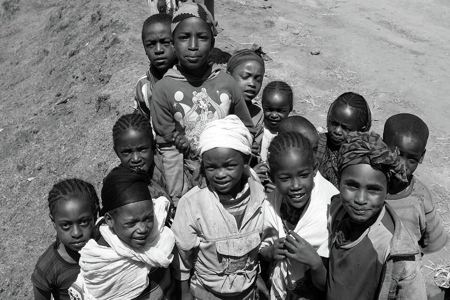  Children Of The Guge Mountains, Ethiopia Photograph by Aidan Moran