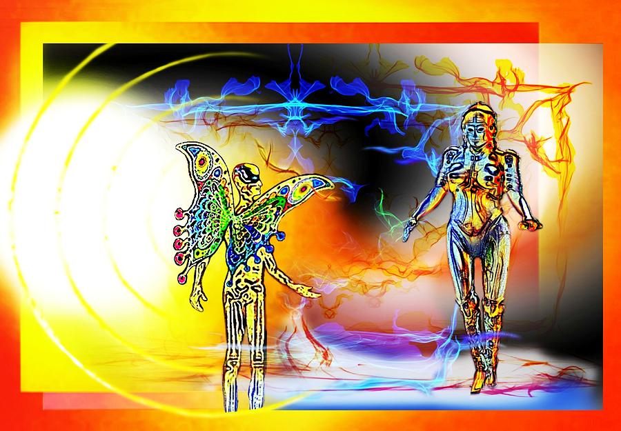 CHILDREN of THE SUN  Painting by Hartmut Jager