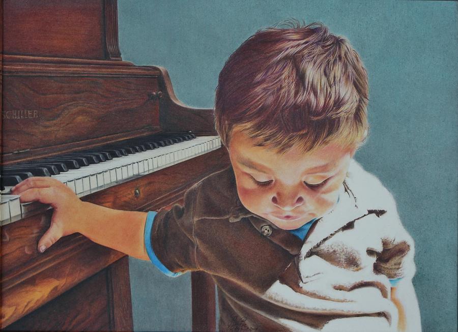 Childs Play Pastel by Tess Lee Miller