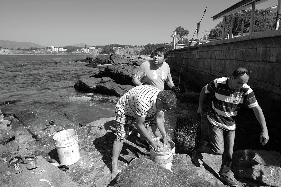 Chilean Coastal Fishermen Photograph by Aidan Moran
