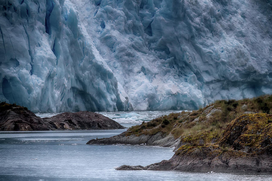Chilean Fjords Glacier Photograph by John Haldane