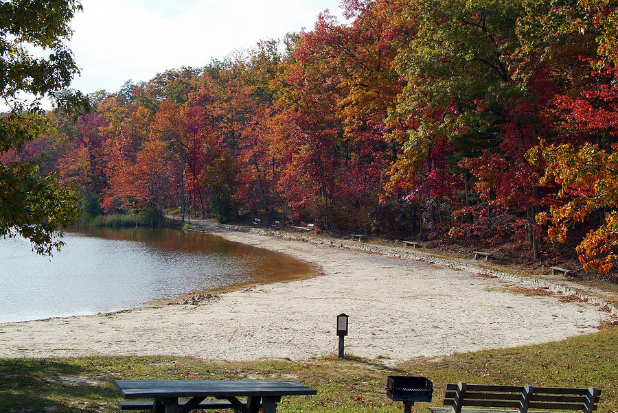 Chilhowee Campground Mc Camy Lake Photograph by Robert Walters