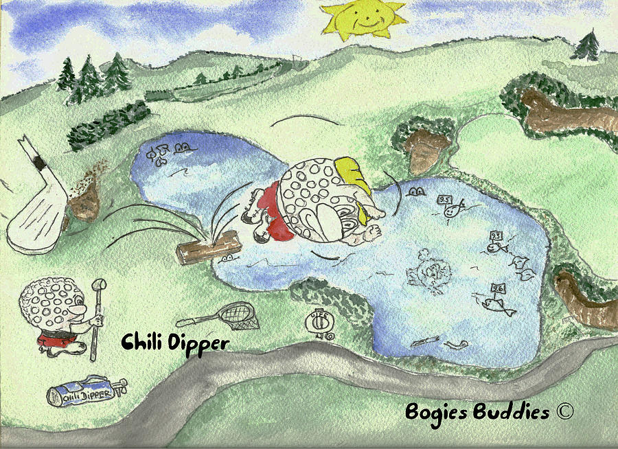 Chili Dipper Painting by Imagery-at- Work