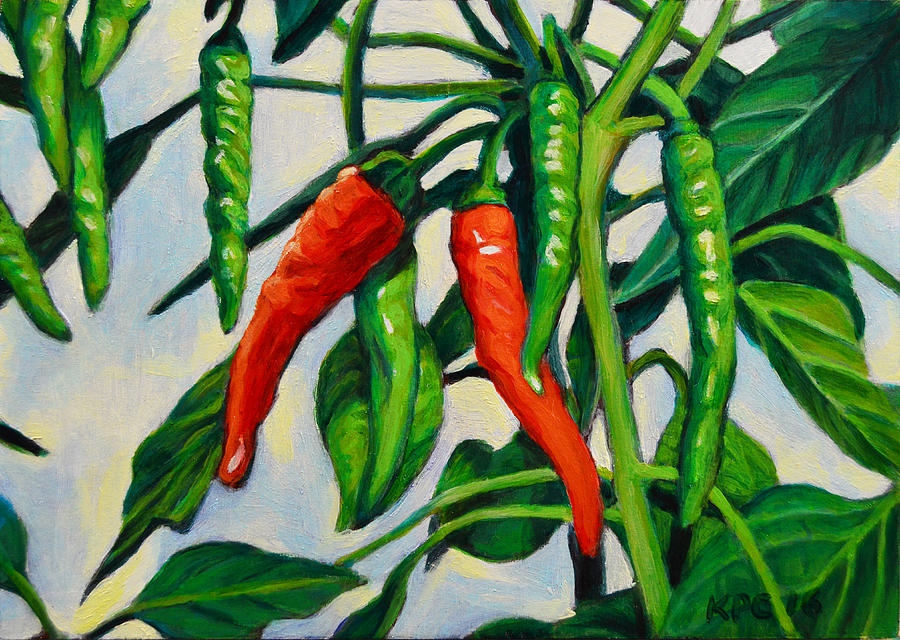 Summer Painting - Chili  by Kenneth Cobb