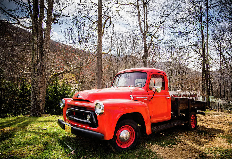 Chili Pepper Red 57 Chevy Pickup Photograph by Cynthia Wolfe