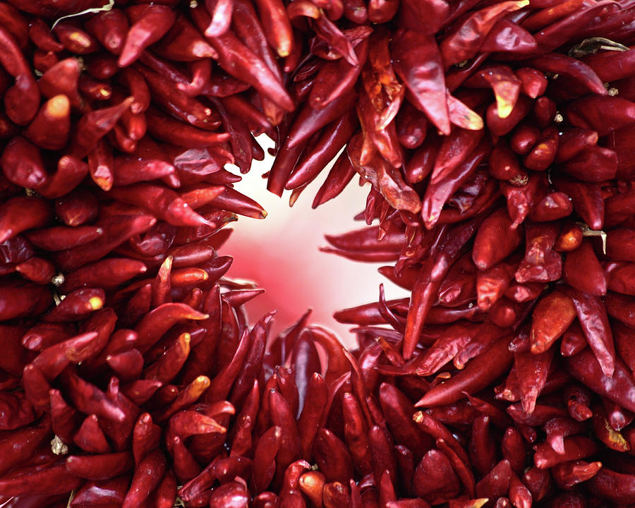 Chili Pepper Wreath Photograph