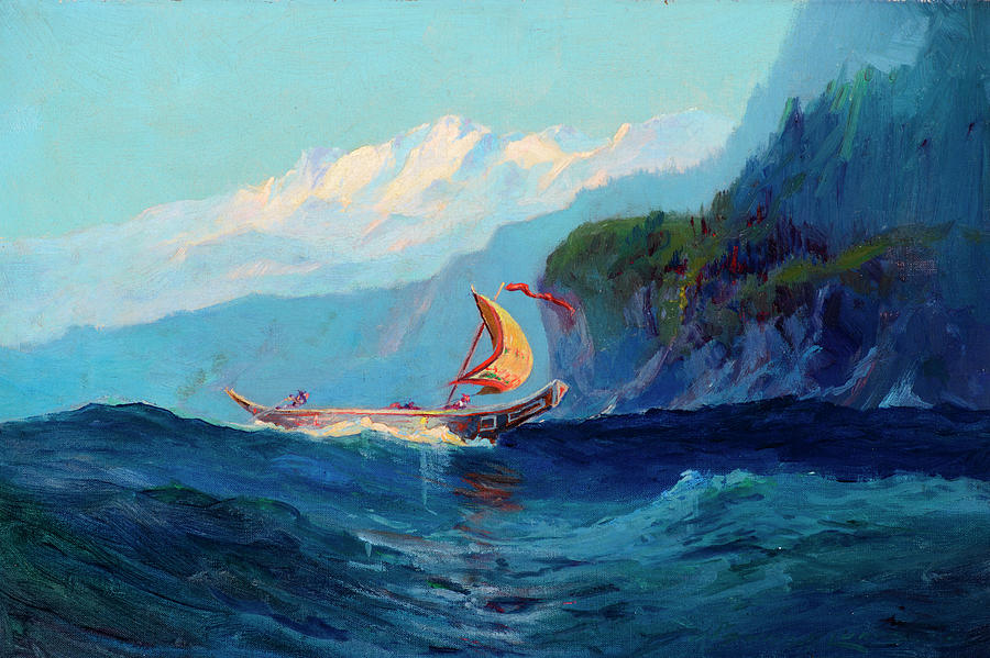 Yosemite National Park Painting - Chilkat Indian Canoe by Sydney Mortimer Laurence