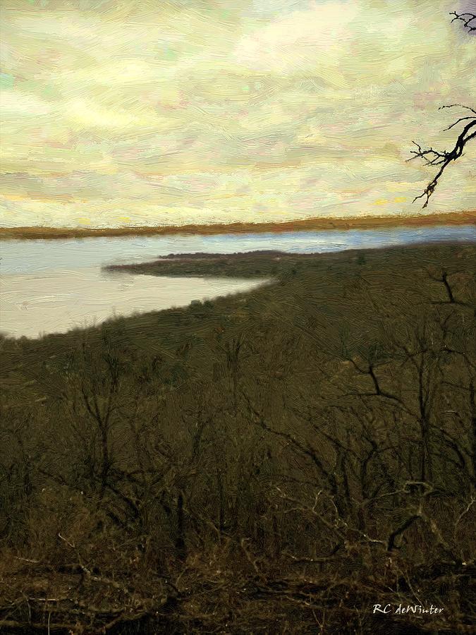 Chill Spring Painting by RC DeWinter