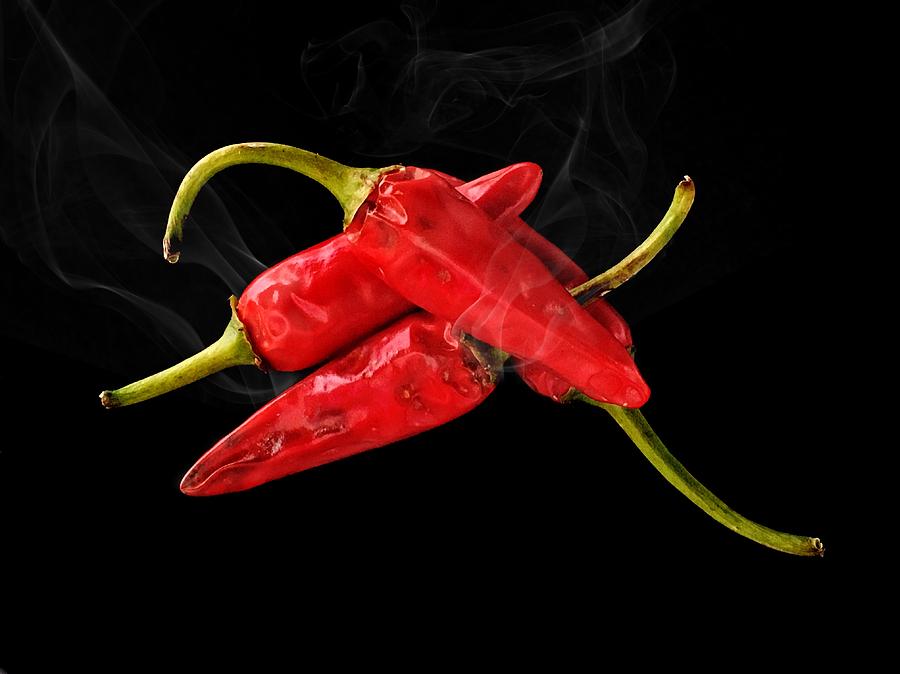 Chilli peppers II Photograph by Paulo Goncalves