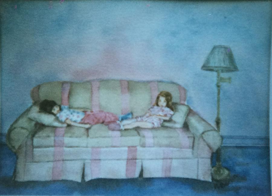 Chillin Out Painting by Katherine Berlin - Fine Art America