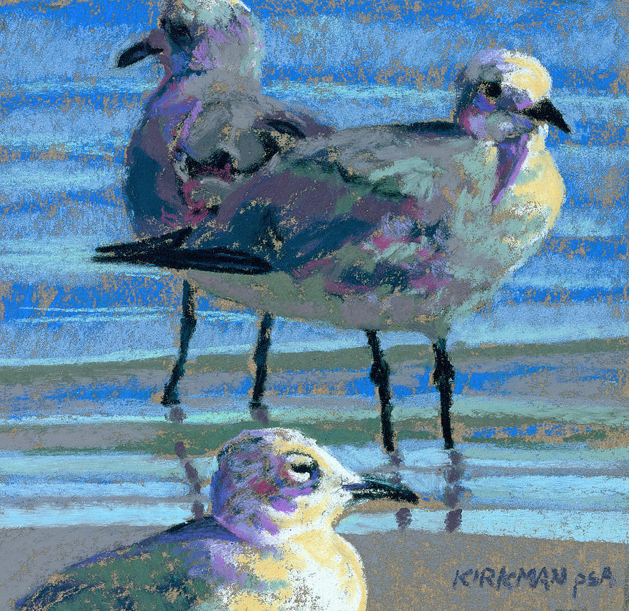 Seagull Pastel - Chillin Out by Rita Kirkman