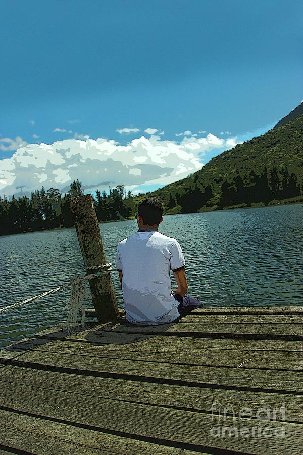 Chilling At Lago de Busa Photograph by Al Bourassa