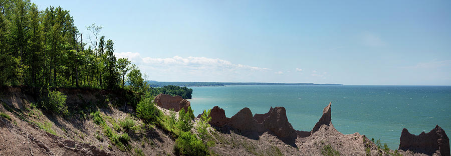 Chimney Bluffs Photograph by Peter Chilelli