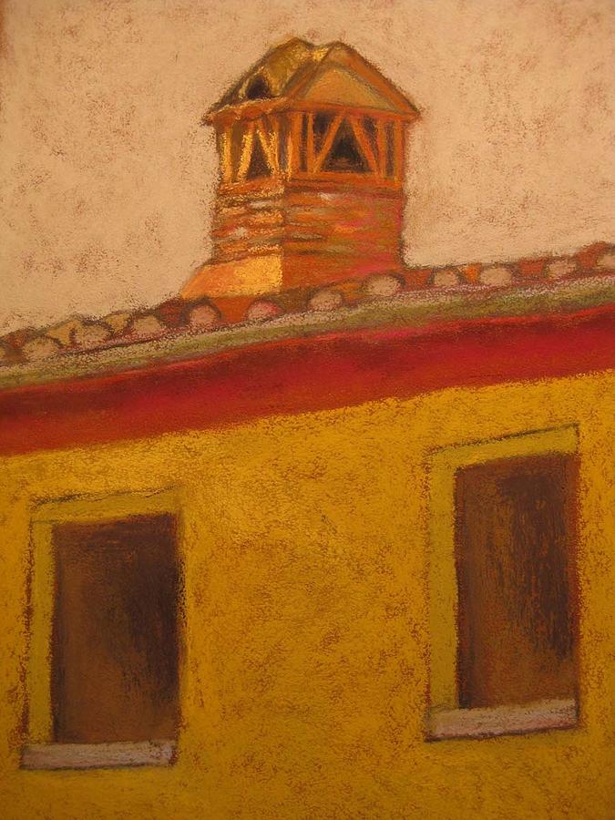 Chimney of San Fedele Pastel by Constance Gehring