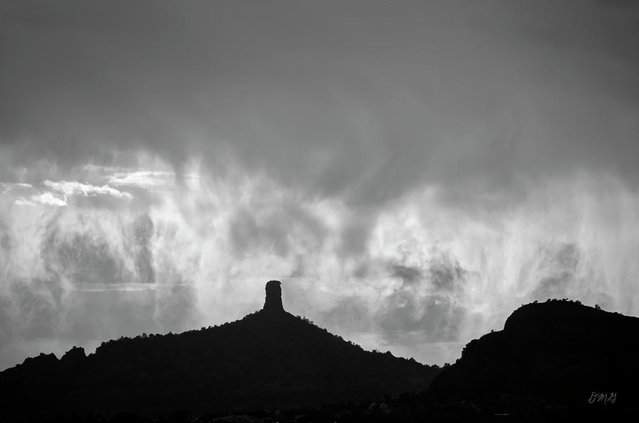 Chimney Rock and Clouds Photograph by David Gordon