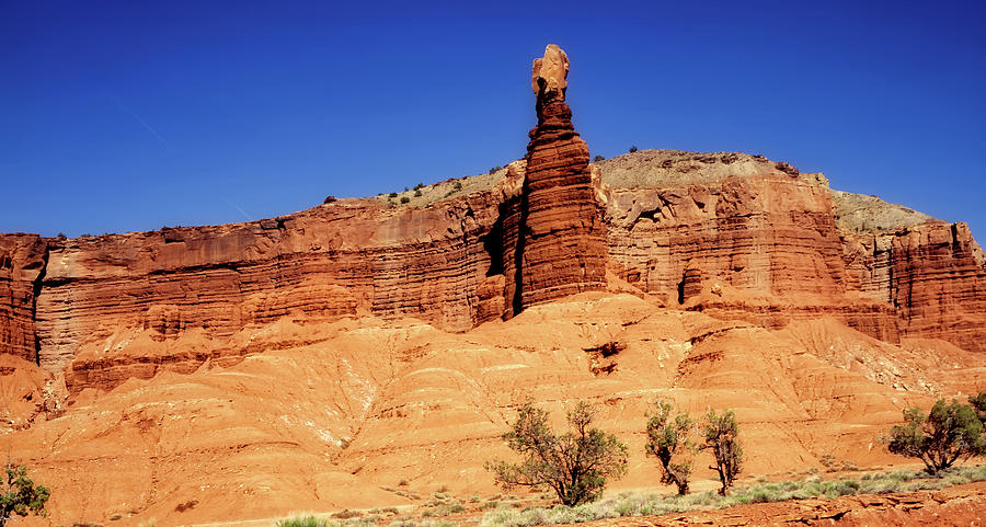 Capitol Reef National Park Photograph - Chimney Rock by Mountain Dreams