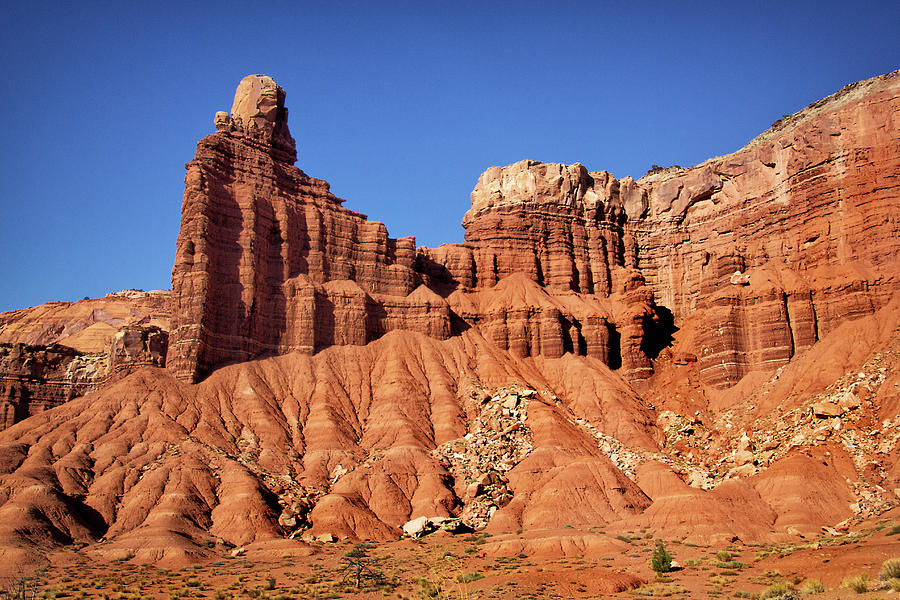 Chimney Rock Sandstone Formations Photograph by Carolyn Derstine
