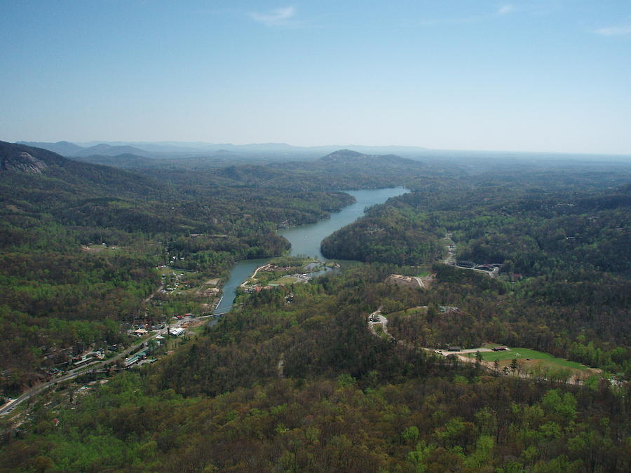 Chimney Rock View Photograph by Allen Nice-Webb