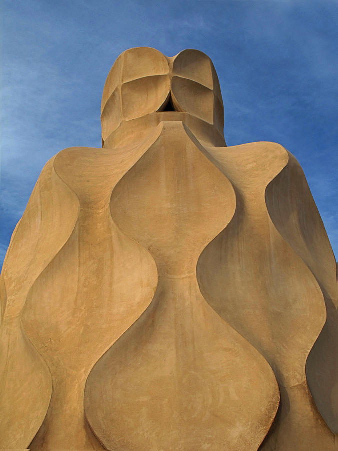 Chimneys of the Pedrera Photograph by Dave Mills