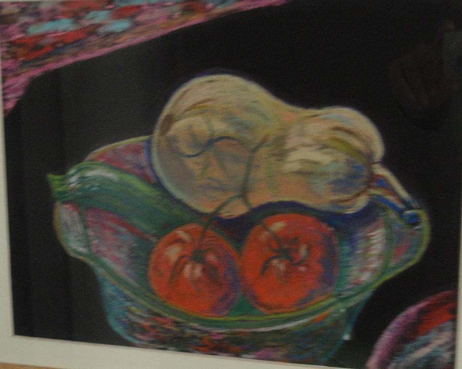 Fruit Painting - China Bowl by Samuel Silk