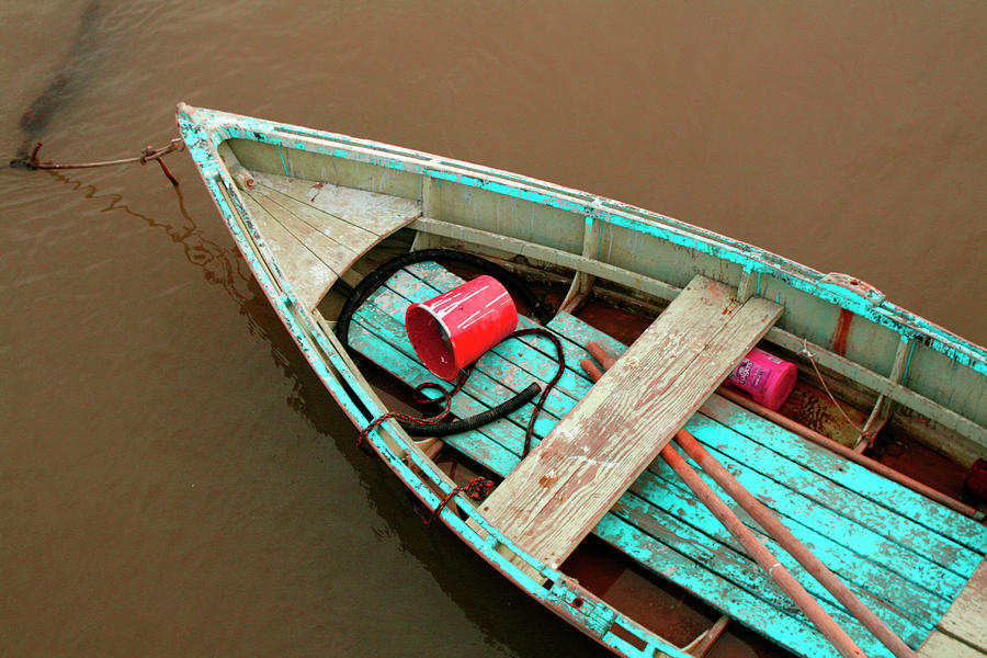 China Camp Boat Photograph by Suzanne Lorenz
