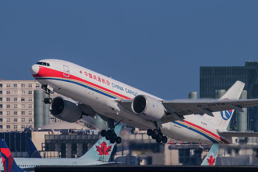 China Cargo Airlines Boeing 777F Photograph by Erik Simonsen
