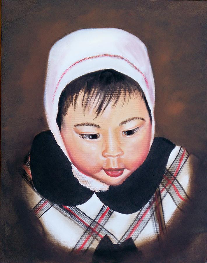 China Doll Painting by Joni McPherson