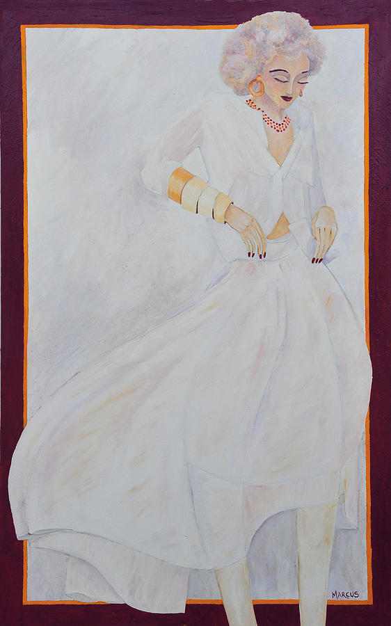 Figure Painting - China Doll by Leslie Marcus Figure Painting - China Doll by Leslie Marcus