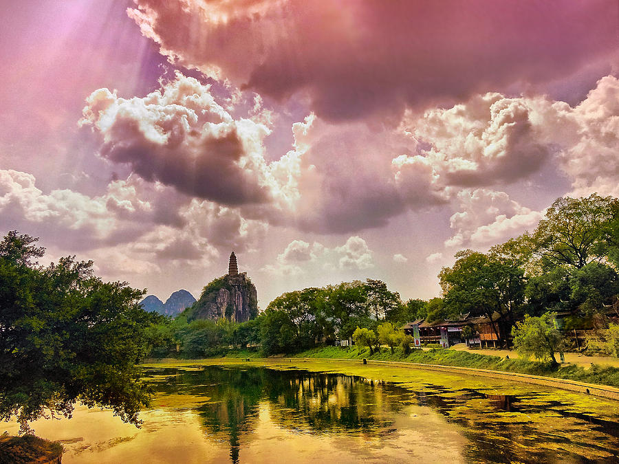 China Guilin landscape scenery photography-13 Photograph by Artto Pan