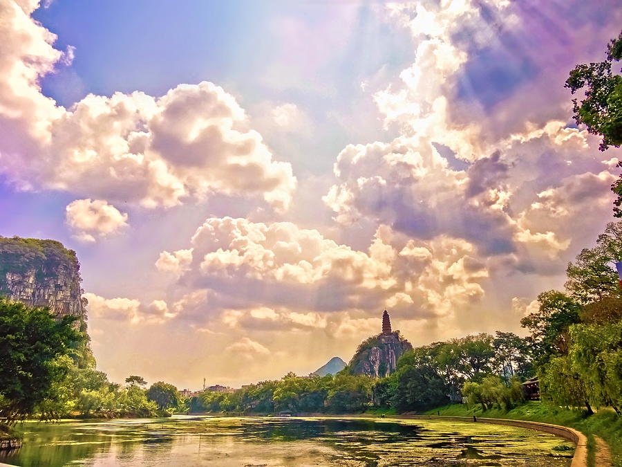 China Guilin landscape scenery photography-2 Photograph by Artto Pan