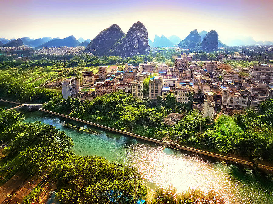 China Guilin landscape scenery photography-21 Photograph by Artto Pan